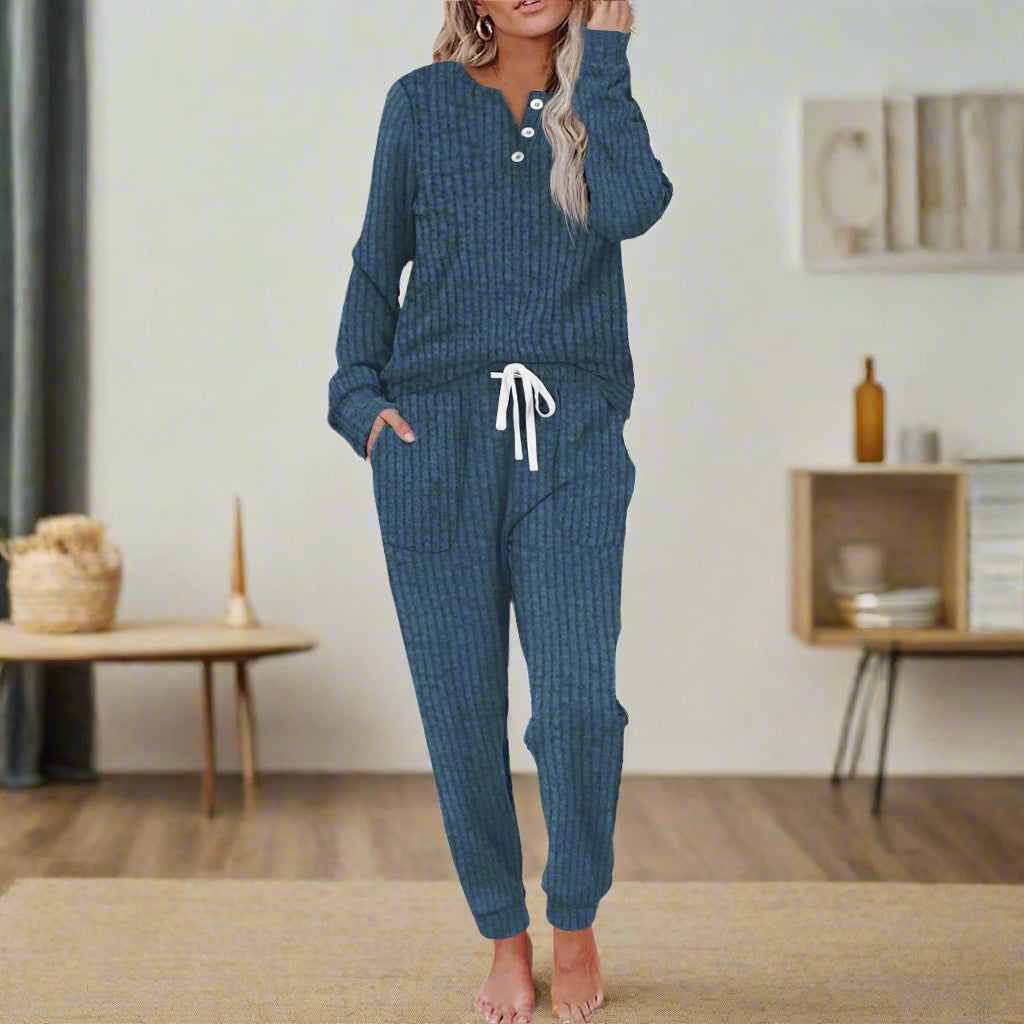 Brenda – Ensemble Douillet de Loungewear en Deux Pièces