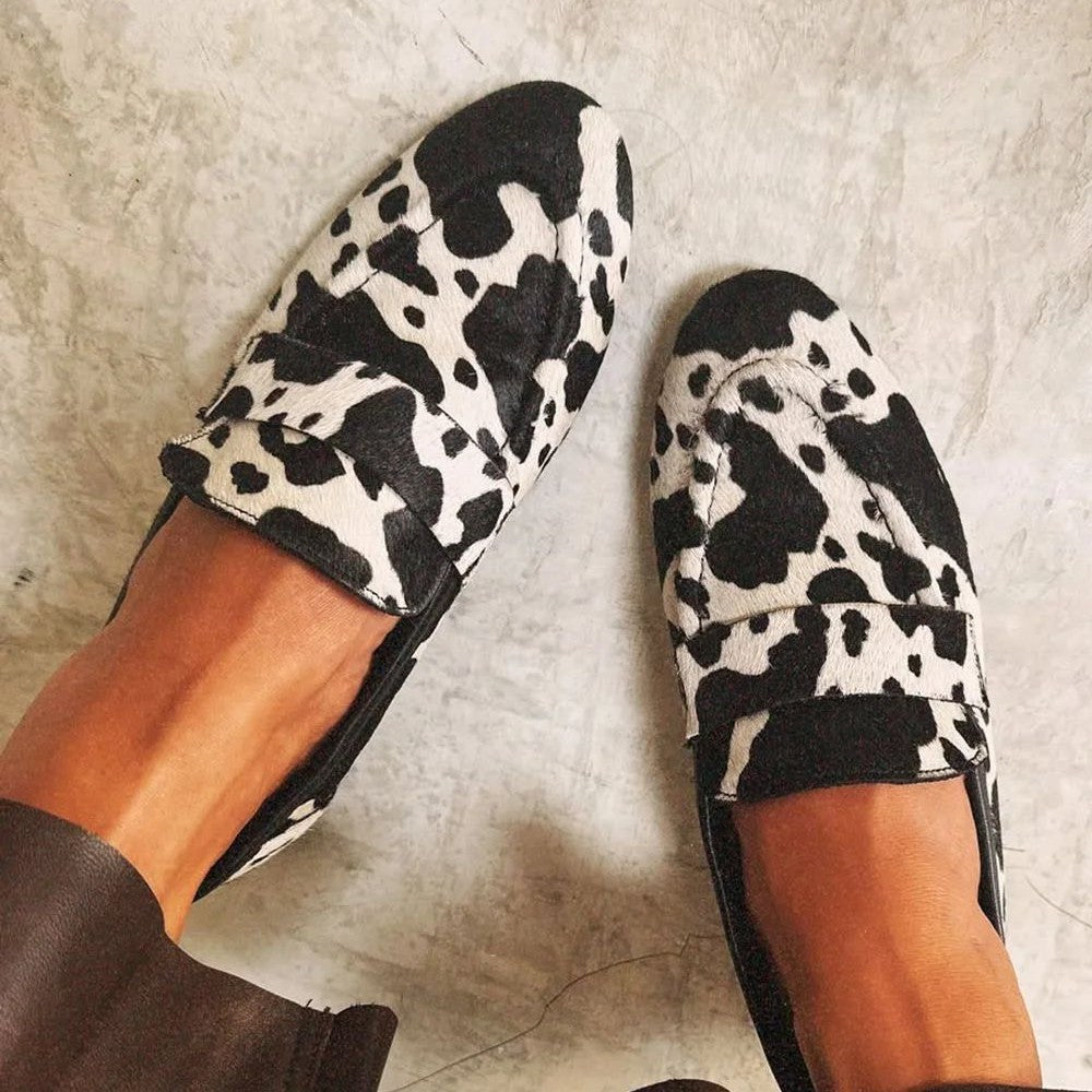 Brynn | Mocassins Chic à Motif Animal