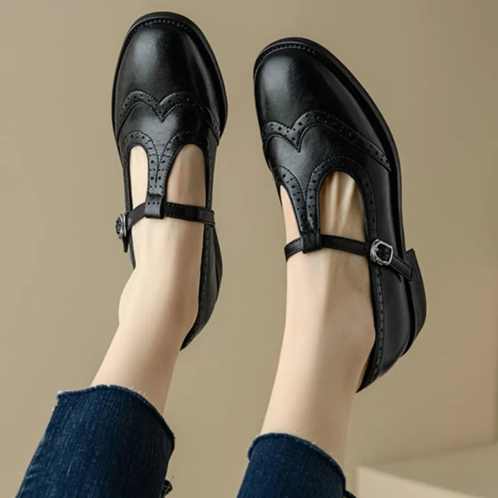 Élégantes T-Strap Mary Janes