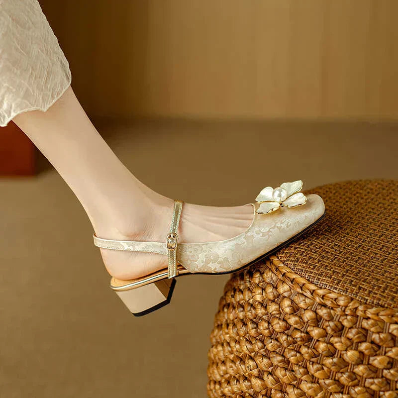 Authentiques talons slingback