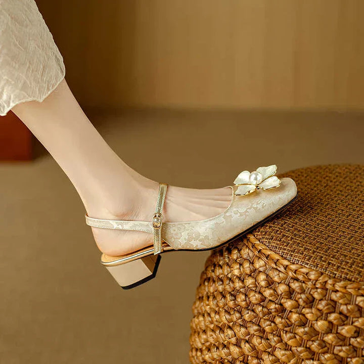 Authentiques talons slingback