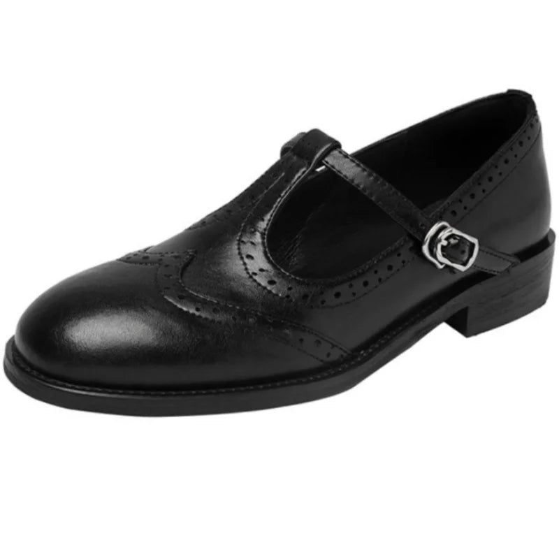 Élégantes T-Strap Mary Janes