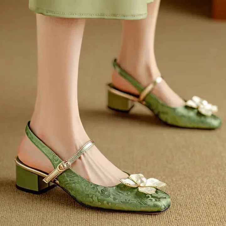 Authentiques talons slingback