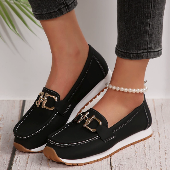 Estelle – Mocassins Colorés à Boucle