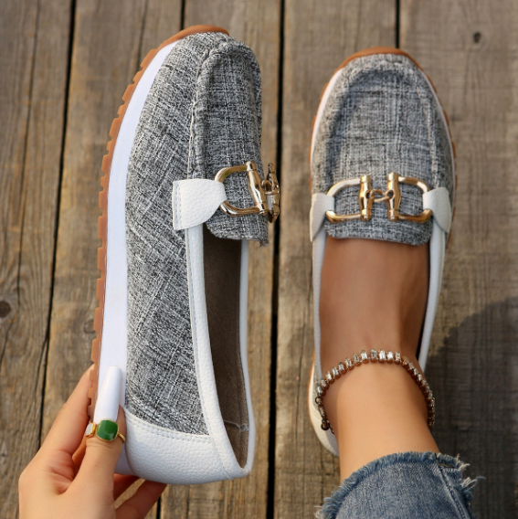 Esme – Mocassins à Boucle Plate