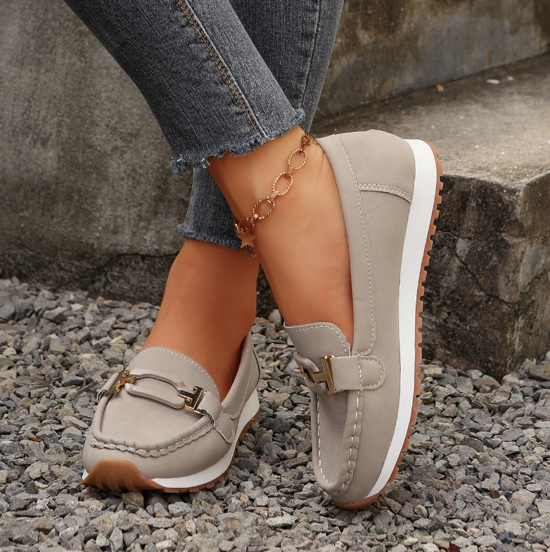 Emelia - Mocassins de Luxe avec Détails en Chaîne