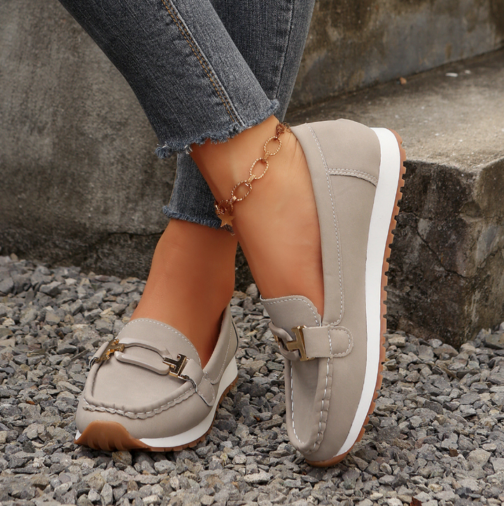 Emelia - Mocassins de Luxe avec Détails en Chaîne