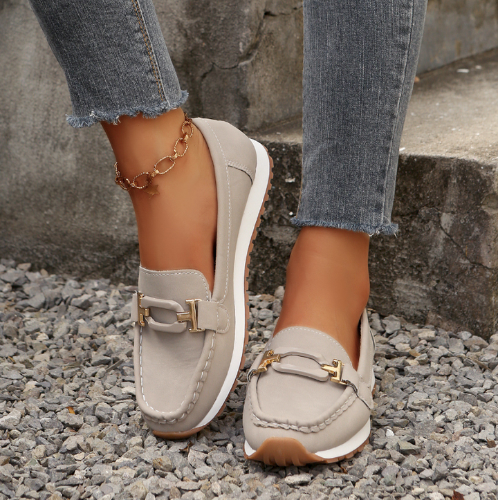 Emelia - Mocassins de Luxe avec Détails en Chaîne