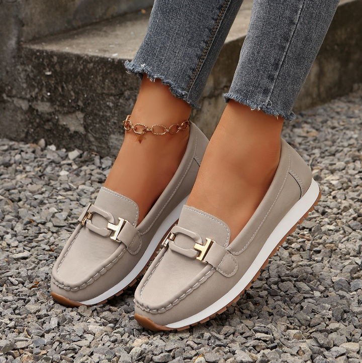 Emelia - Mocassins de Luxe avec Détails en Chaîne