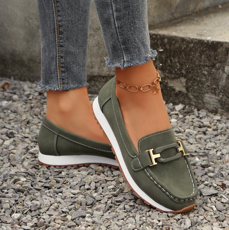 Emelia - Mocassins de Luxe avec Détails en Chaîne