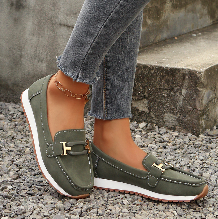 Emelia - Mocassins de Luxe avec Détails en Chaîne