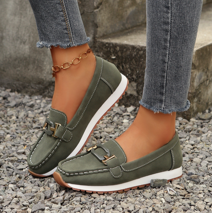 Emelia - Mocassins de Luxe avec Détails en Chaîne