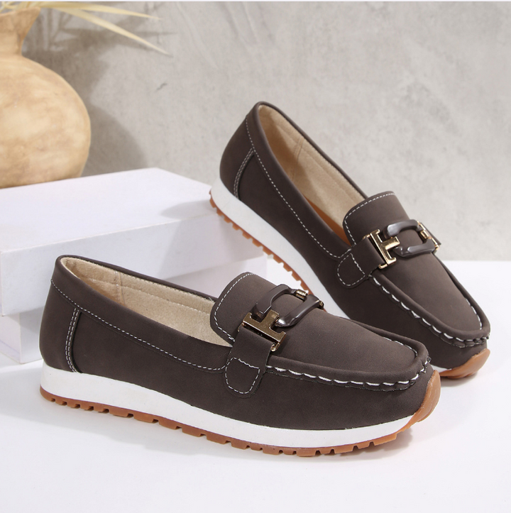 Emelia - Mocassins de Luxe avec Détails en Chaîne