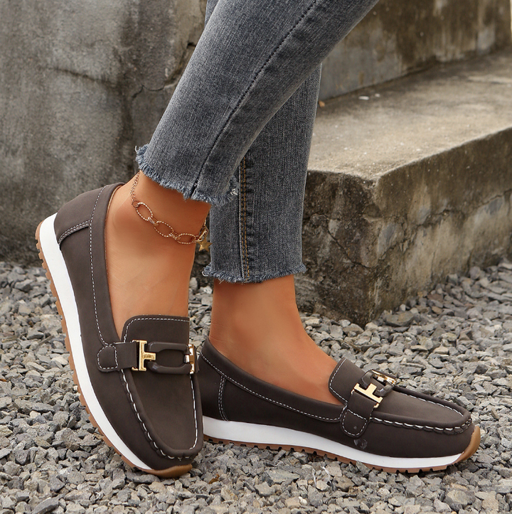 Emelia - Mocassins de Luxe avec Détails en Chaîne