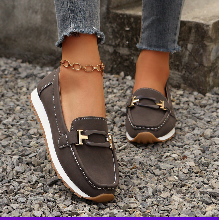 Emelia - Mocassins de Luxe avec Détails en Chaîne