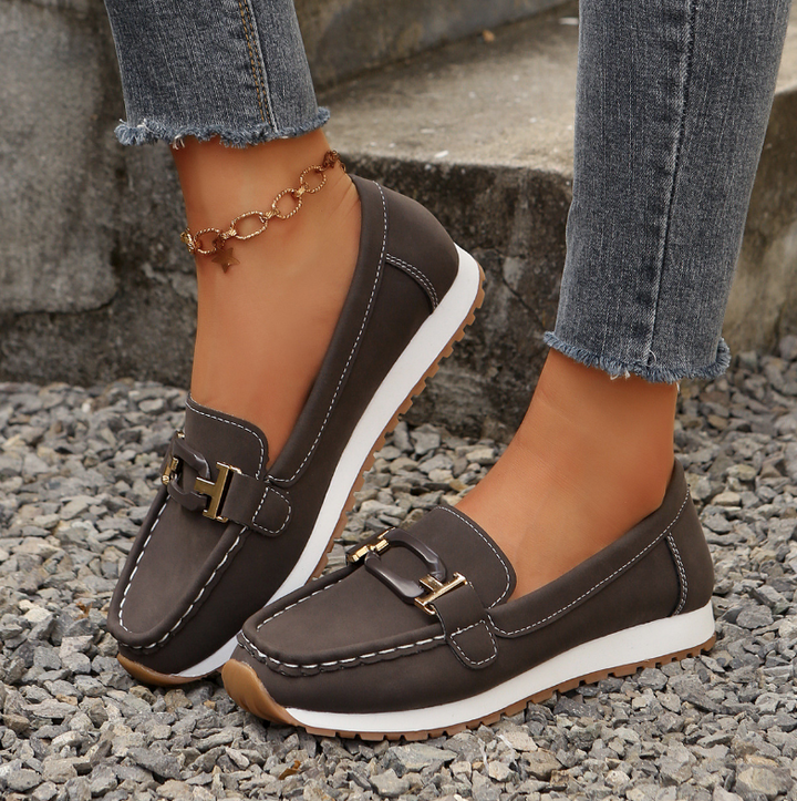 Emelia - Mocassins de Luxe avec Détails en Chaîne