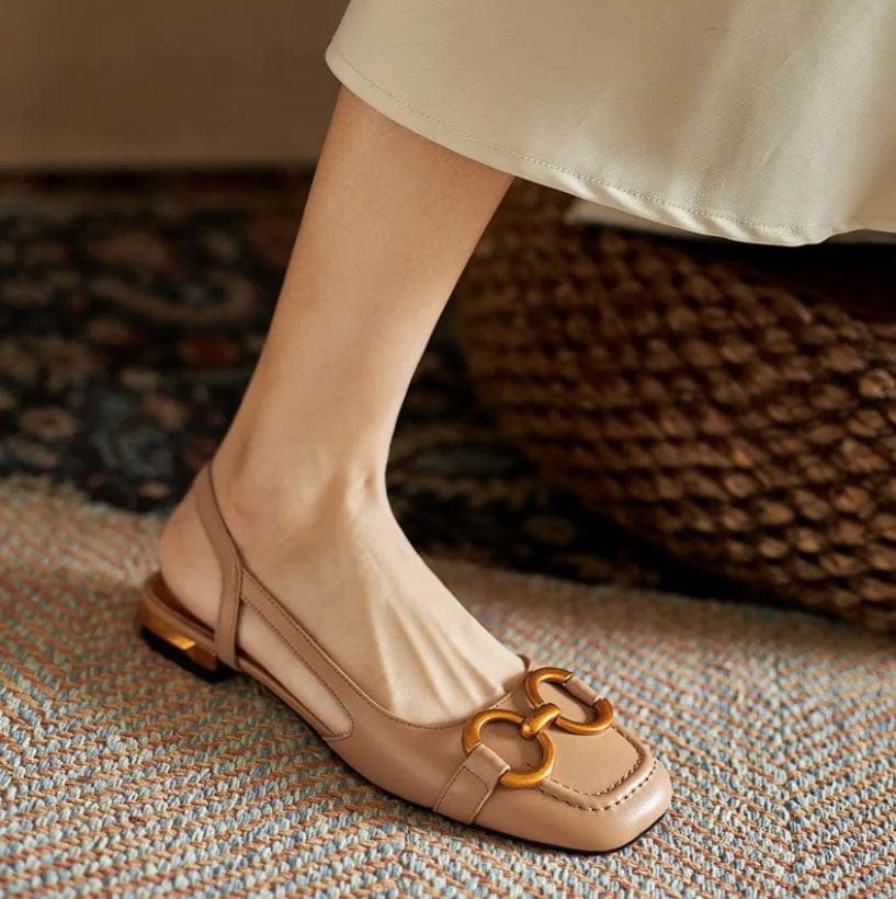 Mathilda | Chaussures à bride arrière de luxe