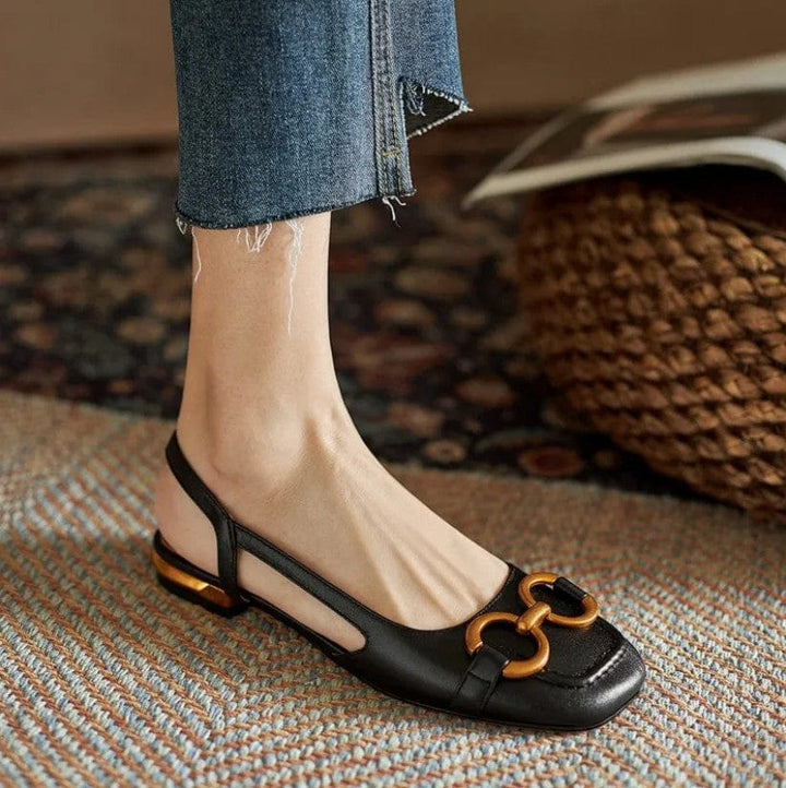 Mathilda | Chaussures à bride arrière de luxe