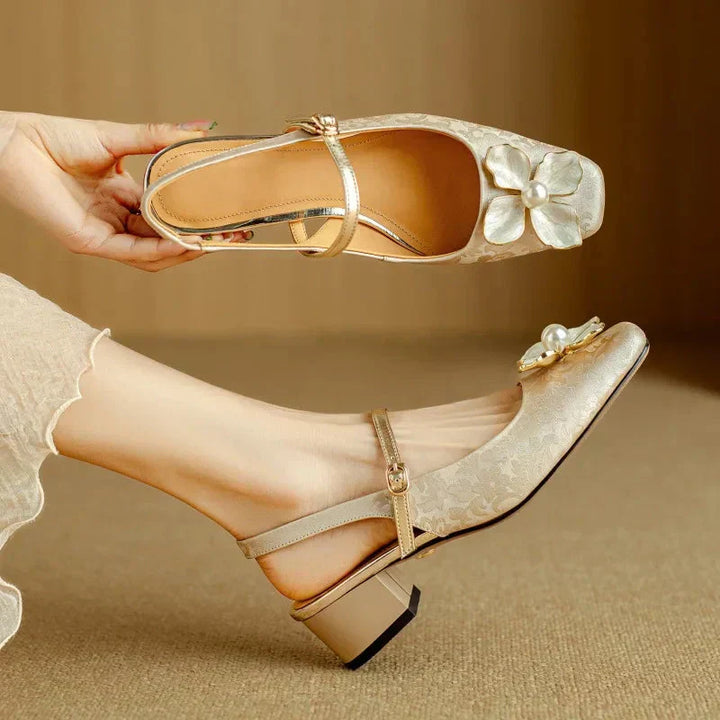 Authentiques talons slingback