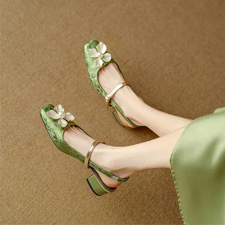 Authentiques talons slingback
