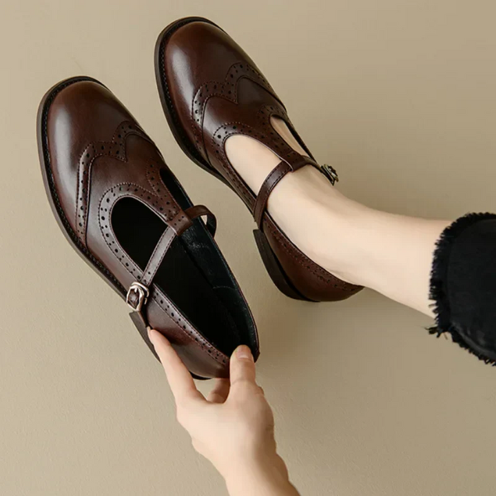 Élégantes T-Strap Mary Janes