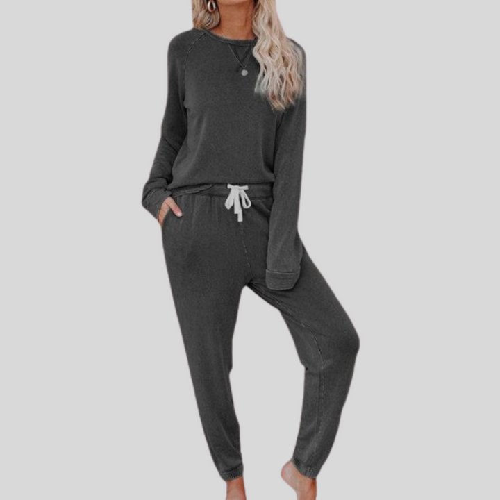 JOCELYN™ - Ensemble décontracté à manches longues avec pantalon de jogging