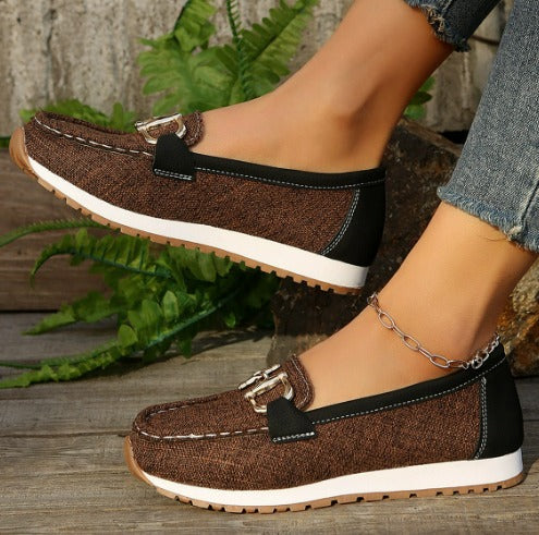 Esme – Mocassins à Boucle Plate