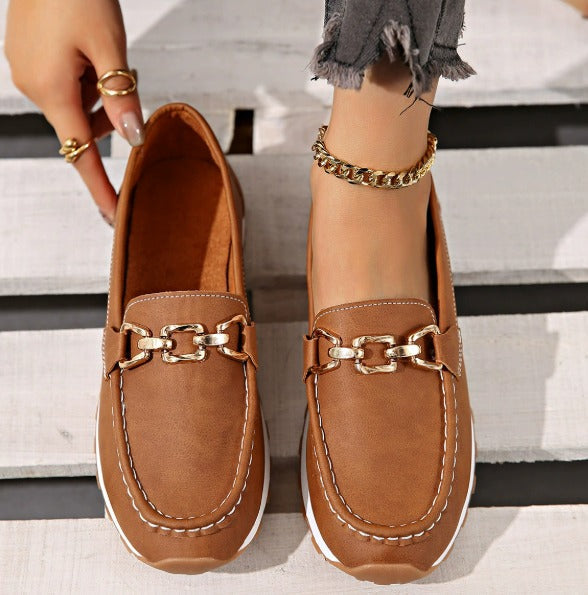 Ella – Mocassins à Boucle Plate