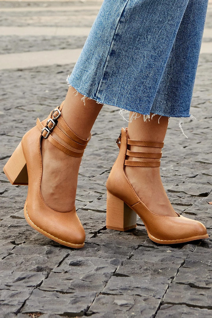 Ariana | Escarpins à triple boucle