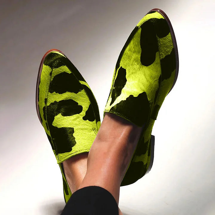 Alexandra | Mocassins à Motif Animal