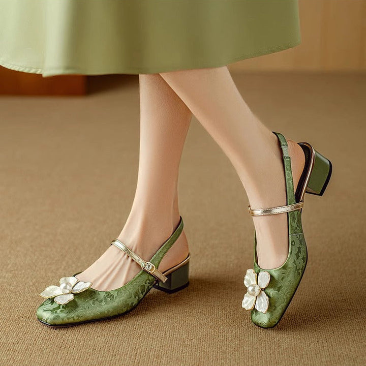 Authentiques talons slingback
