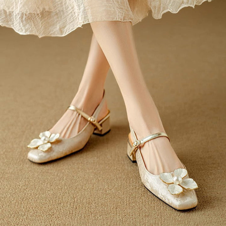Authentiques talons slingback