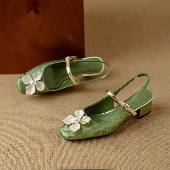 Authentiques talons slingback