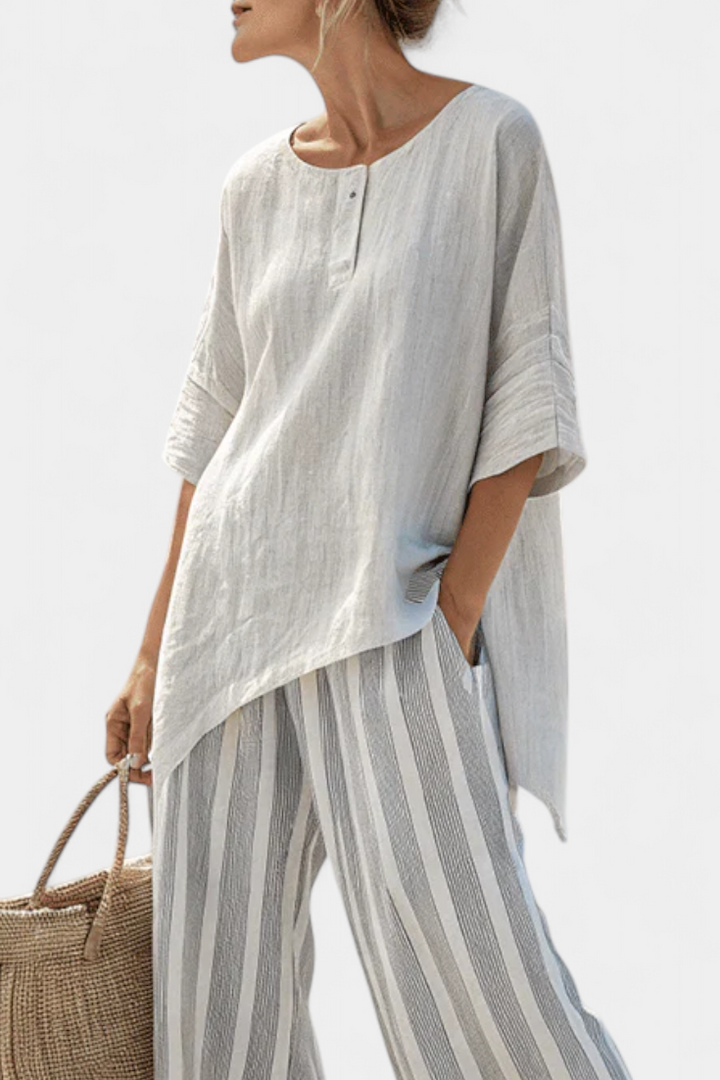 Talvora | Ensemble asymétrique en lin