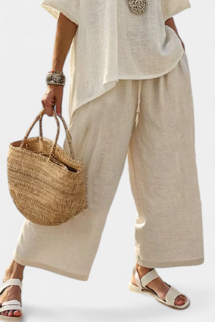 Drevon | Ensemble en lin naturel