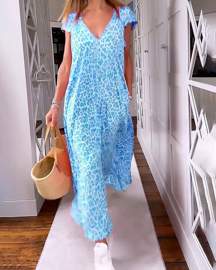 Glaiza | Maxi Robe à Col en V